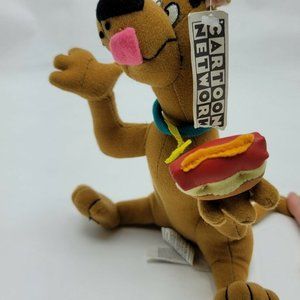 Vtg Cartoon Network Scooby Doo with Hotdog Stuffed Plush with Tags Play by‎ Play